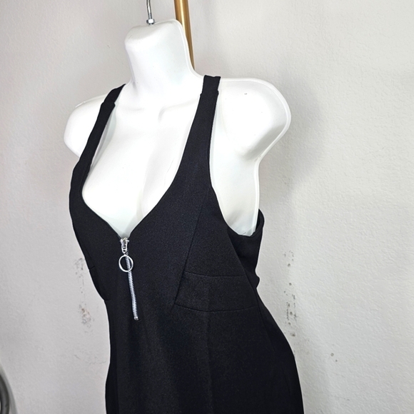 Zara Black Sleeveless Scoop Neck Backless Dress - Picture 4 of 5